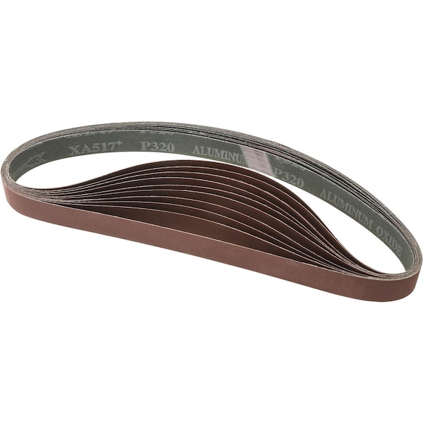 Grizzly 1" x 30" A/O Sanding Belt 320 Grit, 10PK T26634 - main
