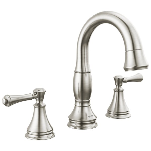 Delta Cassidy Two Handle Widespread Pull Down Bathroom Faucet In Stainless 3597-SSPD-DST - main