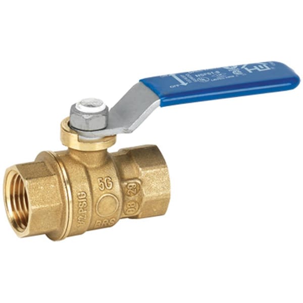 Gourmetgalley 116-2-112-112 1.5 in. Female Pipe Thread Full Port Ball Valve - Brass GO581858 - main