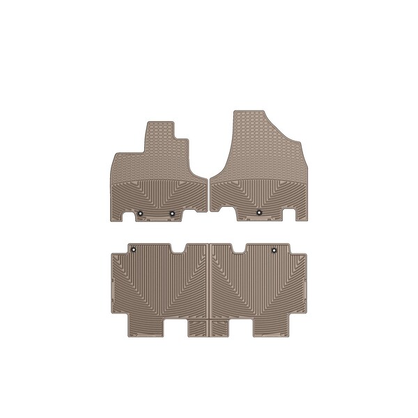 Weathertech Tan, Front and Rear All Weather Floor Mats WTHT211212 - main