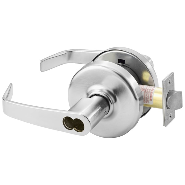 Corbin Russwin Grade 1 Entrance/Office Cylindrical Lock, Newport Lever, D Rose, LFIC Less Core, Satin Chrome Finis CL3151 NZD 626 CL7 - main