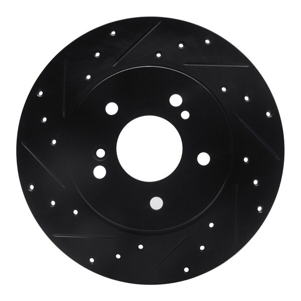 Dynamic Friction Co DFC Brake Rotor - Drilled and Slotted - Black 633-63035L - main