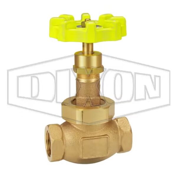 Dixon Gate Valve, 3/4 in, FNPT, Class 150, Bronze Body, Malleable Iron Hand wheel Actuator DGLBV75 - main