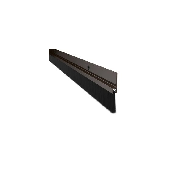 Pemko Mfg Co 1in Brush Door Sweep 36in, Overall Height 1-7/8in, Dark Bronze 18100DNB 36IN - main