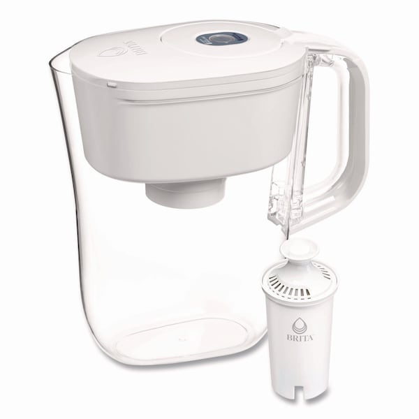 Brita Small 6-Cup Water Filter Pitcher with 1 Standard