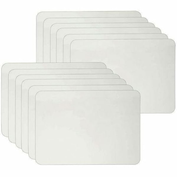 Charles Leonard Dry Erase Lap Board, Plain 1-Sided, 9" x 12", PK12 35100 - main
