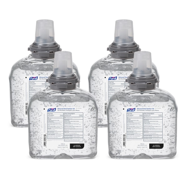 Purell Hand Sanitizer, Gel, 1200mL TFX Refill, PK4 5456-04 - main