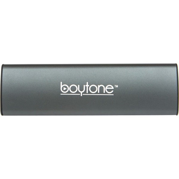 Boytone BT-120GR 2.0 Portable Bluetooth Speaker System - 6 W RMS - Gray BT-120GR - main