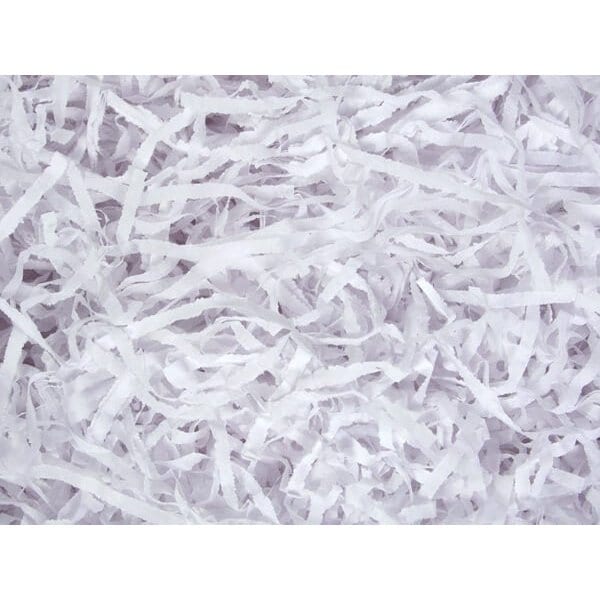 Nashville Wraps White Color Tissue Paper Shred, 18 oz. Bag 4XWH - main