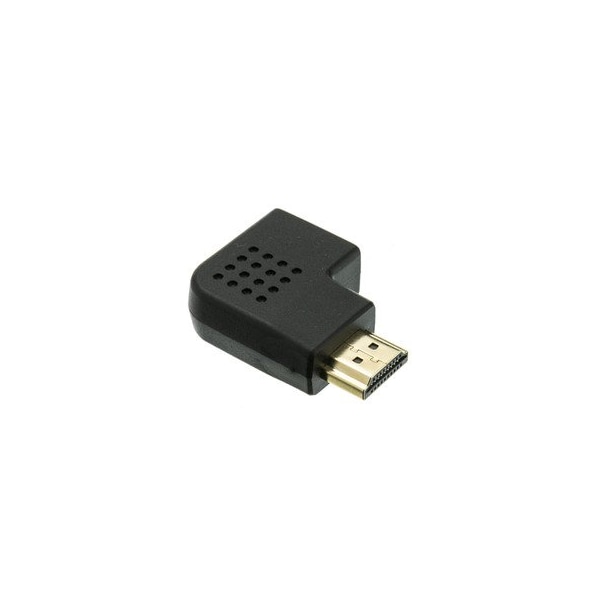 Cable Wholesale HDMI High Speed Horizontal 90 Degree Elbow Adapter - Right, HDMI Type-A Male to HDMI Type-A 30HH-50250 - main