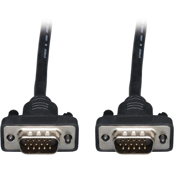 Tripp Lite 25FT VGA COAX MONITOR CABLE LOW PROFILE WITH RGB HIGH RESOLUTION HD15 M/M 25FT P502-025-SM - main