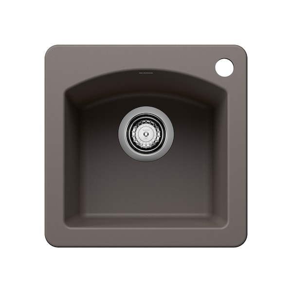 Blanco Diamond Bar Sink Dual Deck, Volcano Grey 443107 - main