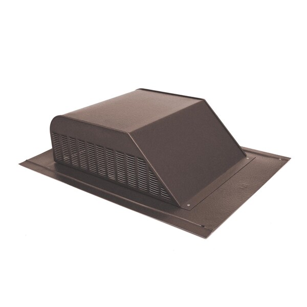 Gaf Master Flow 60 sq. in. NFA Aluminum Slant Back Roof Louver Static Vent, Brown SSB960ABR - main