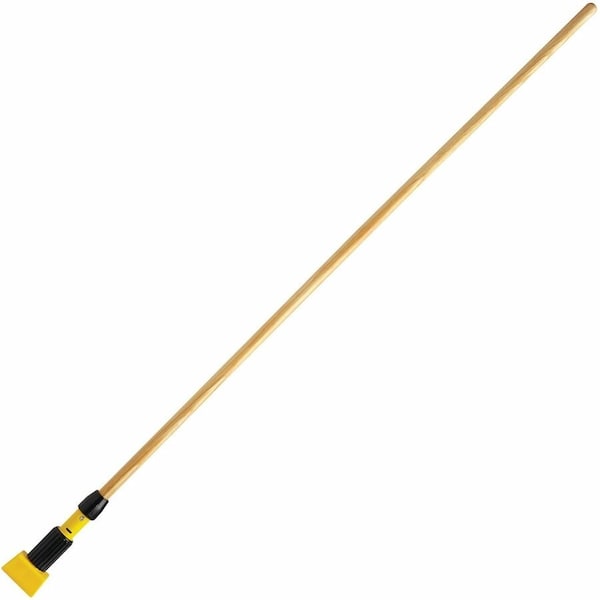 Rubbermaid Commercial Gripper Wet Mop 60 Wood Handle, Yellow RCPH216000000 - main