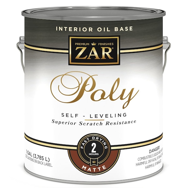 Zar Poly Sl 1 Gal UGL Clear Zar, Poly SL Interior Oil-Based Polyurethane Finish, Matte 33913 - main