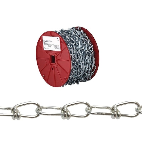 Campbell Chain & Fittings Campbell 0720127 Loop Chain, 155 lb Working Load Limit, No 1, Low Carbon Steel, Zinc 072-0127N - main