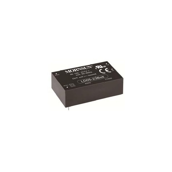 Mornsun AC-DC converter, Modular, Single output 4.2W 3.3VDC, 85-305VAC input LD05-23B03 - main