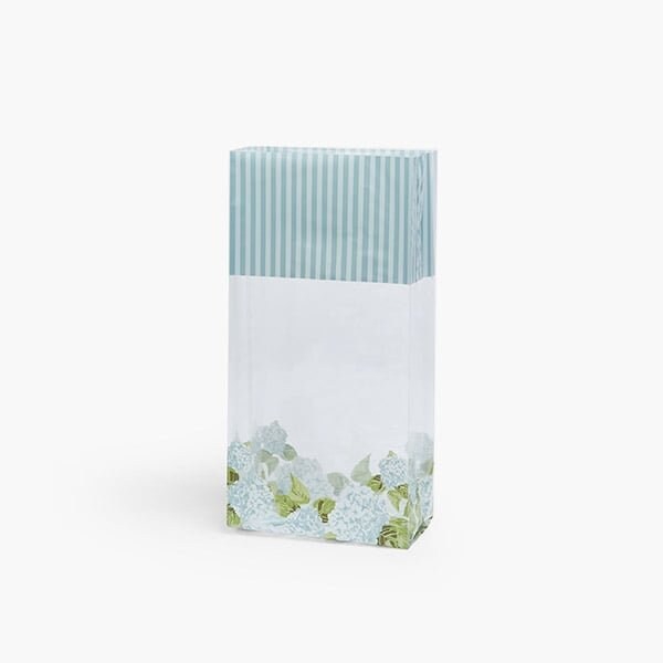 Nashville Wraps Hydrangea Cello Bags, 4x2.5x9.5, 100PK C2BHYD - main