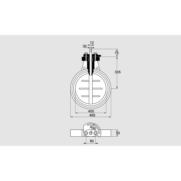 Honeywell Kromschroder Valve, Butterfly, Air and Flue Gas, DKR KS03149261 - main