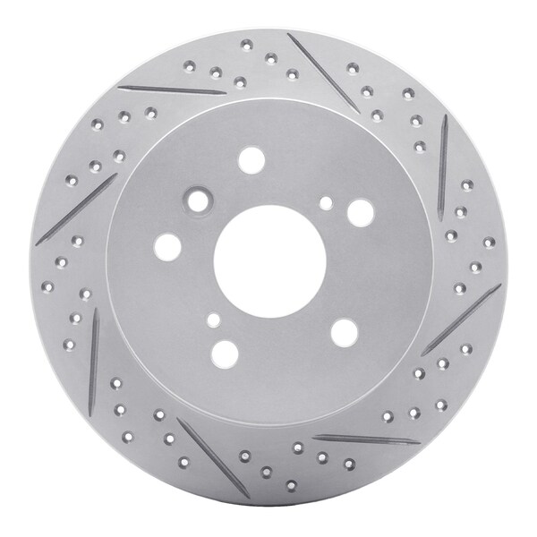 Dynamic Friction Co DFC Geoperformance Rotor - Drilled and Slotted 830-76079R - main