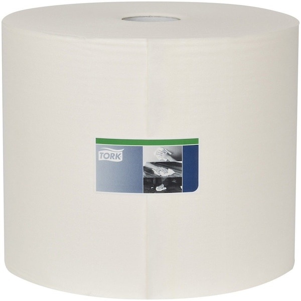 Tork Heavy-Duty Cleaning Cloth, 1-Ply, 12.6 in. x 912.2 ft, White 530105 - main