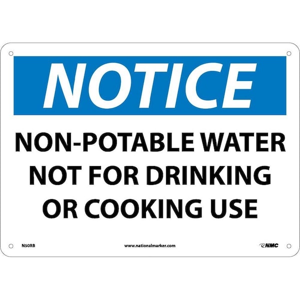 Nmc Notice Non-Potable Water Sign, N50RB N50RB - main