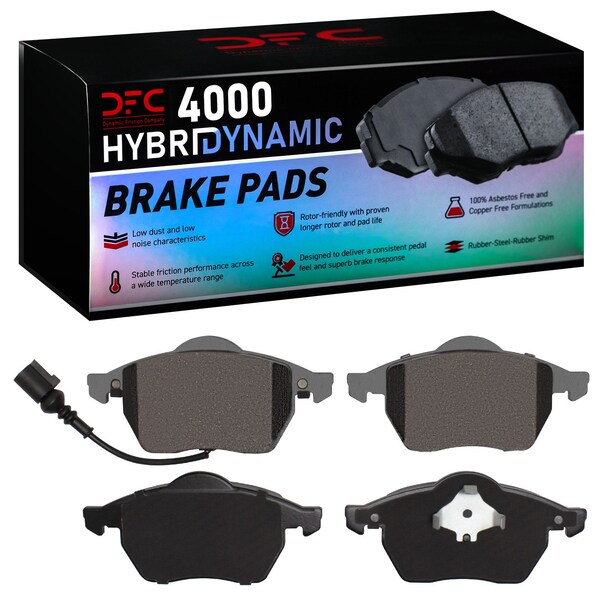Dynamic Friction Co DFC 4000 HybriDynamic Brake Pads 4000-0687-10 - main