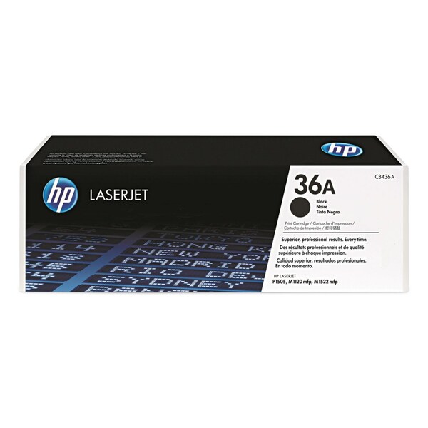 Hp Toner Cartridge, Black CB436A - main