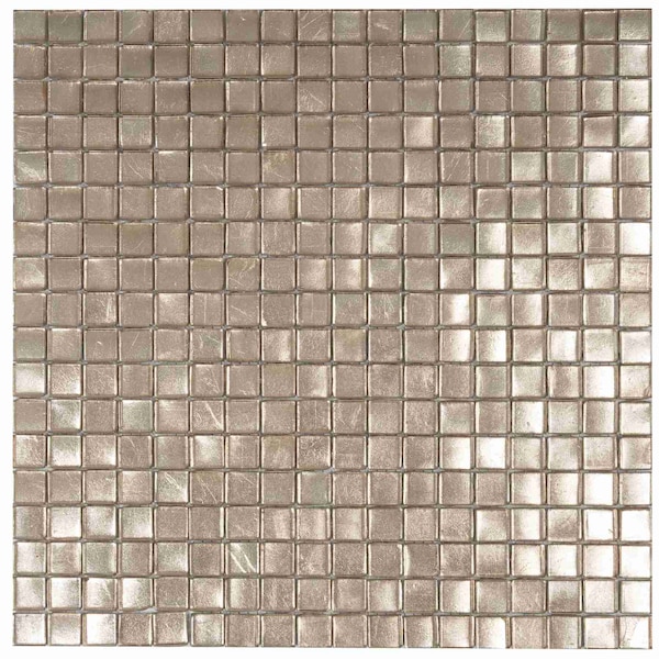 Apollo Tile Skosh 11.6inx11.6in Glossy French Beige Glass Mosaic Wall and Floor Tile 18.69 sqft/case, 20PK APLNB88BG312A - main