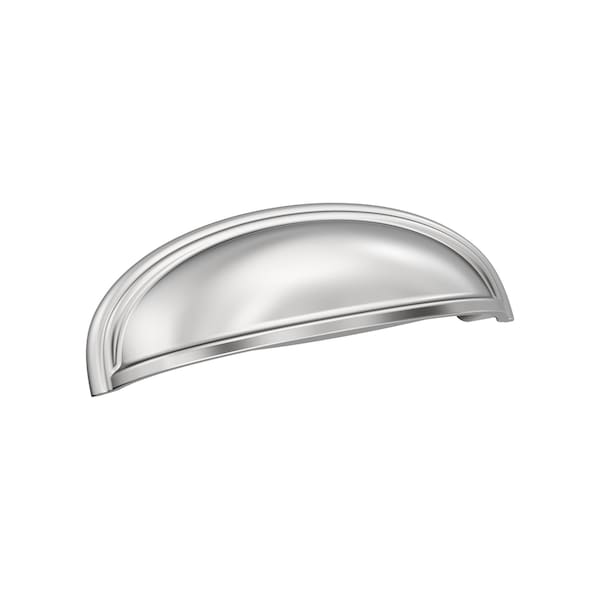 Amerock Ashby 3 inch or 4 inch 76mm or 102mm Center-to-Center Polished Chrome Cabinet Cup Pull BP3664026 - main