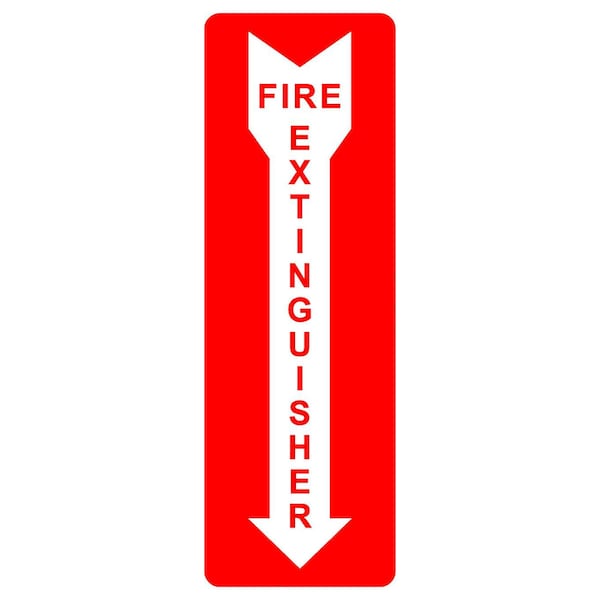 Sign Solutions Usa Fire Sign, 6 in Width, Aluminum Sign, Vertical Rectangle DCS10DWT0618CUS00063 - main