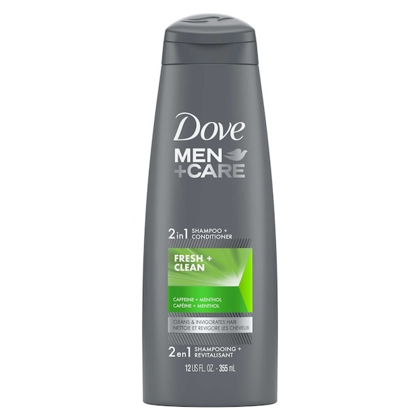 Dove Men+Care Fresh and Clean Fortifying 2 in 1 Shampoo and Conditioner, 12 Ounce, 6PK 69796793 - main