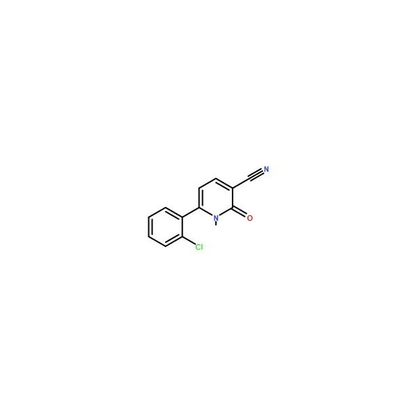 Ak Scientific 6-(2-Chlorophenyl)-2-oxo-1, 2-dihydro-3-pyridinecarbonitrile (500mg), CAS 147283-46-3 0199AP-500mg - main