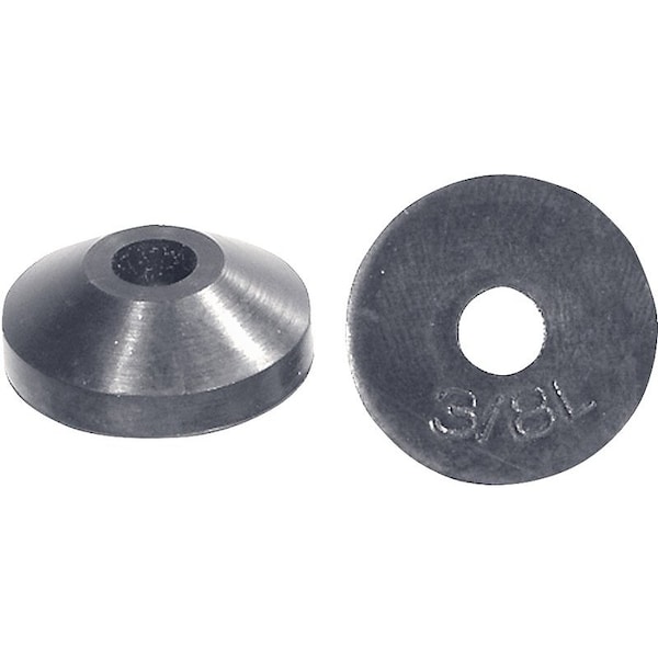 Danco Beveled Washer, Fits Bolt Size 3/8 in Rubber, 5 PK 35096B - main
