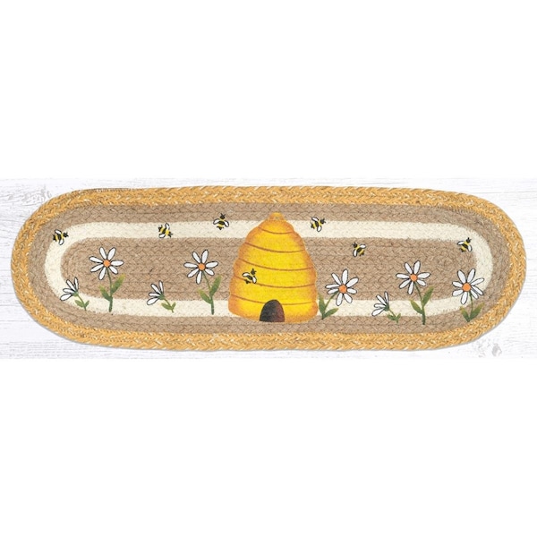 Palacedesigns 27 x 8.25 in. Beehive Oval Stair Tread PA2851664 - main