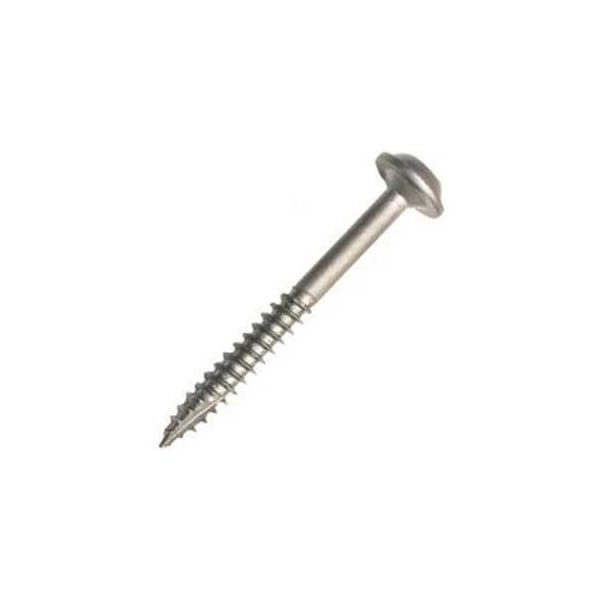 Kreg Pocket-Hole Screw, No 8 Thread, 2-1/2 in L, Coarse Thread, Maxi-Loc Head, Square Drive, Carbon Steel, 250PK SML-C250-250 - main