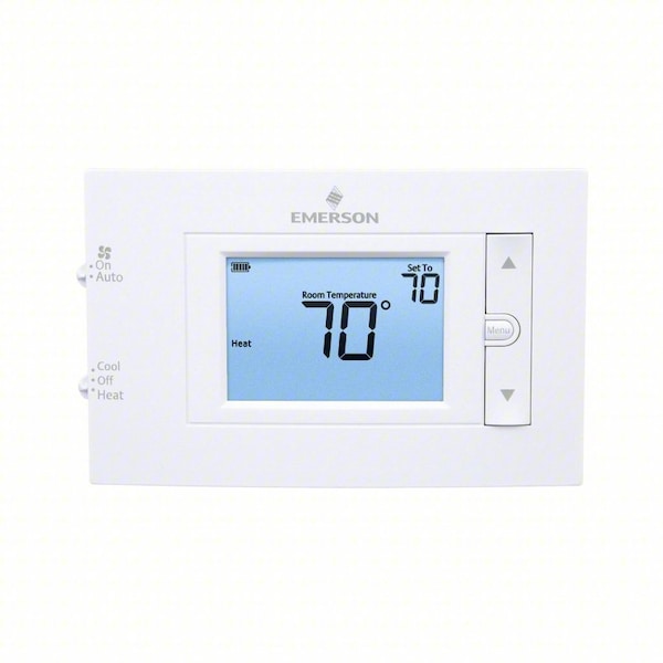 White-Rodgers 80 Series Thermostats, 2 H, 1 C, Hardwired/Battery, 24VAC 1F83H-21NP - main
