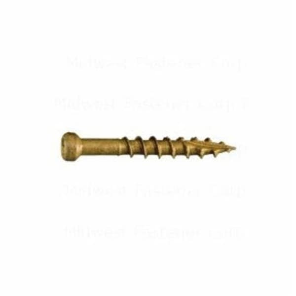Saberdrive 54992 Screw, No 8 Thread, 1-1/4 in L, Trim Head, Tan XL1500, 286 PK M54992 - main