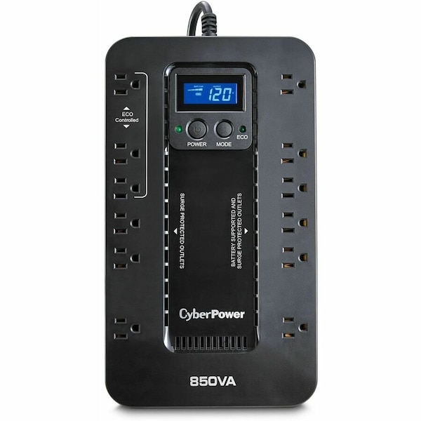 Cyberpower UPS System, Standby, Out: 120 V AC In: 120 V AC EC850LCD - main