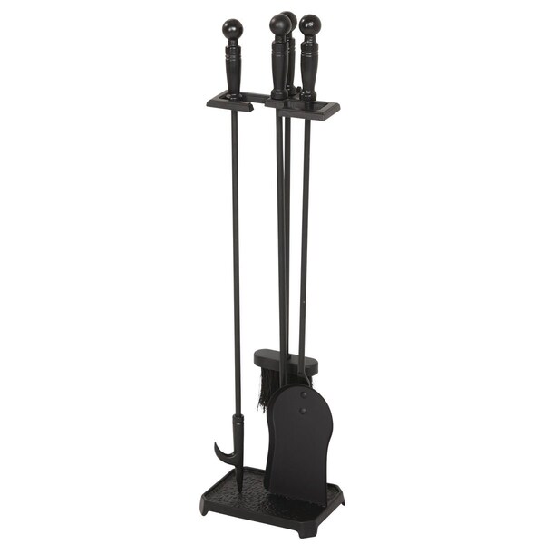 Home Impressions 4-Piece Cast Iron 28'' H Fireplace Tool Set FT-1002 - main