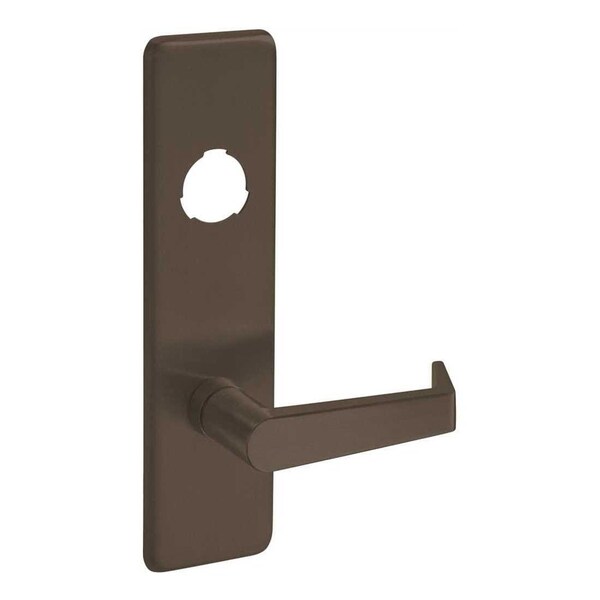 Yale Commercial Dark Bronze Painted Classroom Less Core Exit Device Lever Handle Outside Trim AU426F x 695 x LC - main