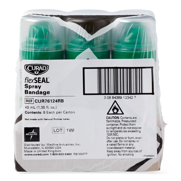 Medline CURAD flexSEAL Spray Bandage, 40 mL CUR76124RBH - main