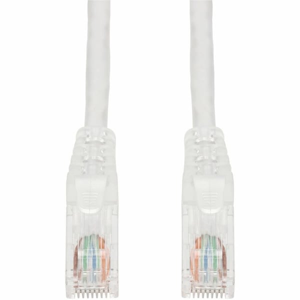 Add-On 2FT WHITE CAT 6 PVC ETHERNET CABLE SNAGLESS EASY CLEAR BOOT TAA RJ-45 M/M ADD-2FCAT6-WE-TAA - main