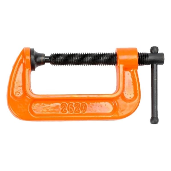 Pony Classic CClamp, 400 lb Clamping, 2 in Max Opening Size, 1 in D Throat, Ductile Iron Body 2620 - main