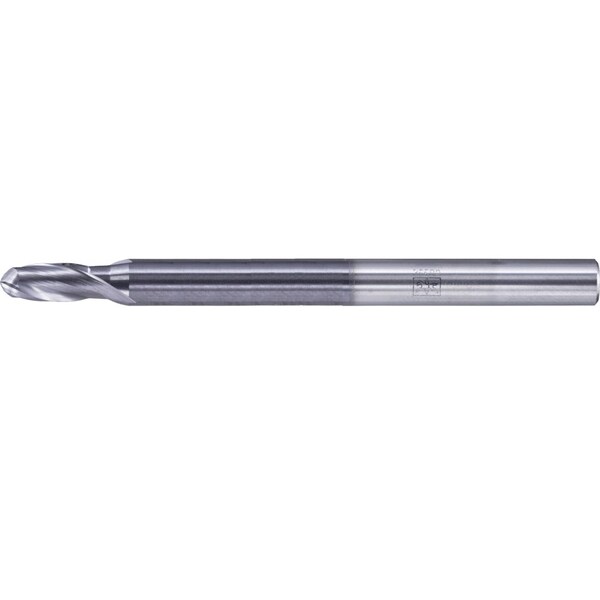 Pferd PFERD Ball Nose End Mill, 2 flutes, 5/16'' Dia, 5/8'' APMX, 4'' OAL, cylindrical shank 23003011 - main