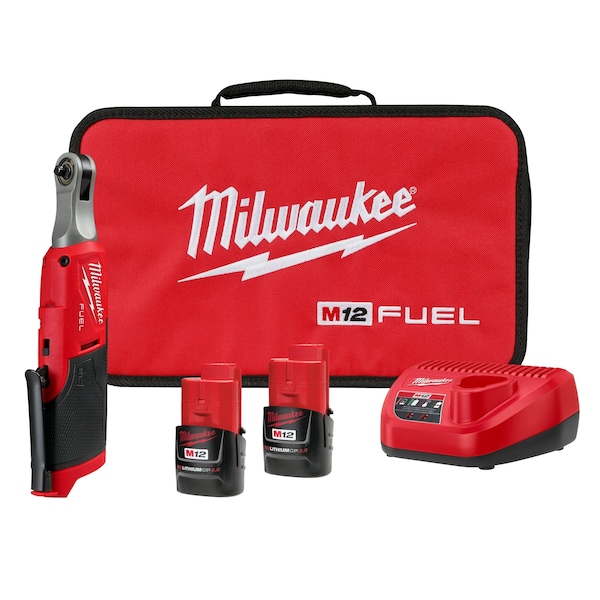 Milwaukee Tool M12 FUEL 1/4 in. High Speed Ratchet Kit 2566-22 - main