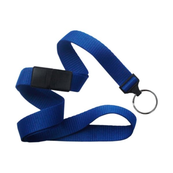Brady People ID MicroWeave Lanyard - 36" Length - Royal Blue - Polyester - 100 2138-3672 - main