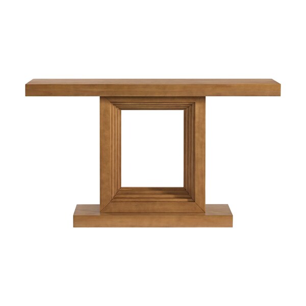 Alaterre Furniture Pismo Solid Wood Console Table 56 in Modern Farmhouse Entryway Table AFTBL-011 - main