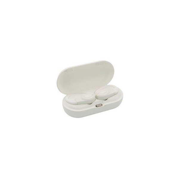 Cable Wholesale Bluetooth Wireless Earbuds w/ Charging Case, Over the ear clip, White 5002-406WH - main