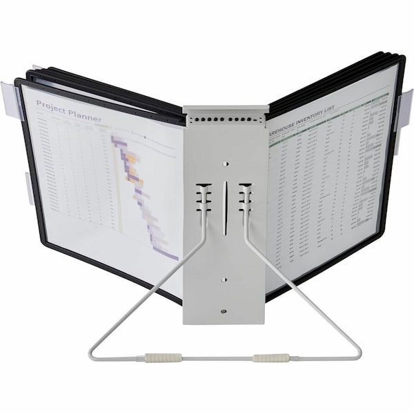 Instaview Desk Ref Sys, 10 Panels, Black 561201 - main